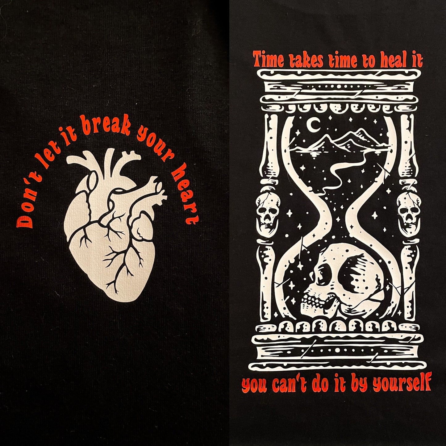 Don't Let it Break Your Heart || Louis Skull/Heart Tee Shirt, Crewneck, and Long Sleeve