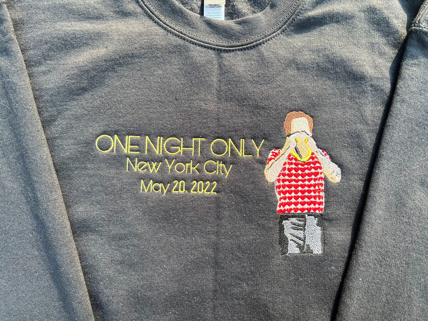 One Night Only - ONO New York || Harry Embroidered Comfort Colors Tee Shirt, Long Sleeve, and Crewneck