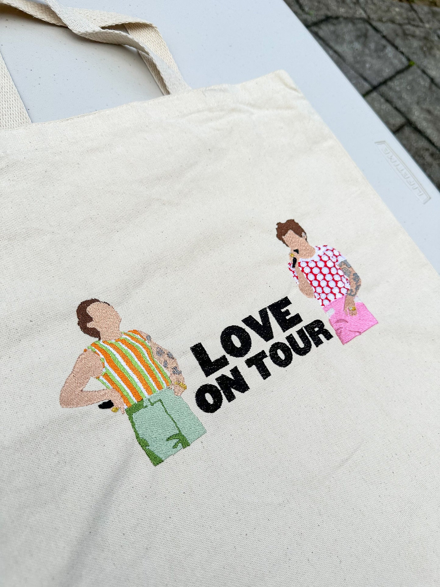 Tote Bag for HSLOT 2022 Residency and Europe Shows - All Nights Available || Harry Embroidered Tote