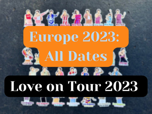 Love On Tour 2023 - hslot European Leg - Harry Stickers 2023 - Waterproof Available || With and Without Word || All dates!